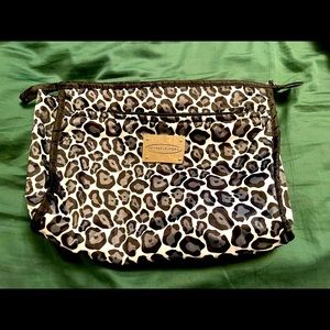 BUNDLE ITEM ONLY Chinese Laundry Gray/Black/White Leopard Print Cosmetic Bag